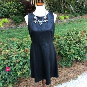 Donna Morgan Snakeskin-like Fabric Dress